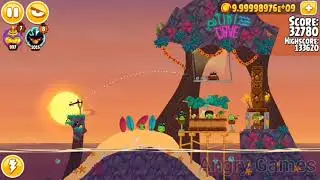Angry Birds Seasons Tropigal Paradise All Levels(Inclusive Golden Eggs)