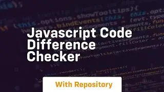 javascript code difference checker