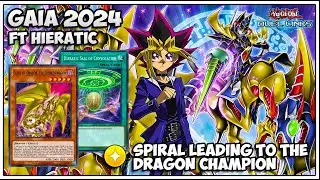 OPTIMIZED GAIA FT HIERATIC 2024 WITH NEW SUPPORT CARDS AND SKILL [ Yu-Gi-Oh Duel Links ]