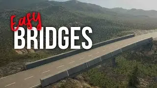 How to make ROAD BRIDGES in UNREAL ENGINE in 3 minutes