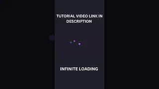 Infinite Loading Animation Using HTML CSS 🤩 #shorts #loading #programming