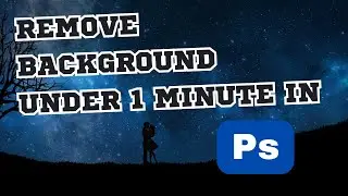 How To Remove Background of images in Photoshop under 1 minute | Tutorial