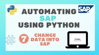 07   How to change data Into SAP using scripting recording   Python