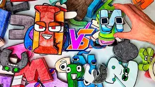 TOWER Spanish vs Russian Paper Alphabet Lore 