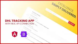 Simple DHL Tracking App with Angular & Bootstrap | [Part 1]
