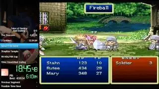 Tales of Destiny (PS1): Bad Ending Speed Run in 0:55:24