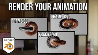 How to Render your Animation in Blender! | Rendering and Animation Part 6