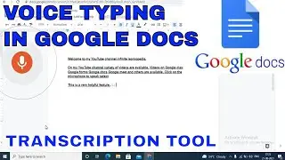 How to use Voice Typing in Google Docs