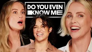 Charlize Theron, Brie Larson & Michelle Rodríguez Friendship Test | Do You Even Know Me?