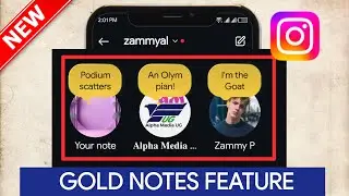 How to Enable Gold Notes on Instagram 2024 | Fix Instagram Gold Notes Not Showing