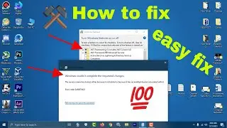 how to fix windows couldn't complete the requested changes .net 3.5 on windows 10