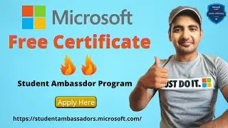 Microsoft Free Certificate 2020 | Microsoft Student Ambassadors Program for ALL | Microsoft Careers