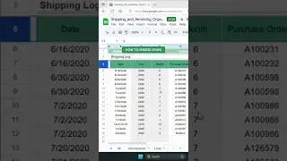 How to Freeze Rows and Columns 🥶 in Google Sheets #shorts