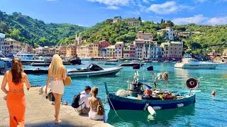 Portofino, Italy 🇮🇹 - Summer 2024 - 4K 60fps HDR Walking Tour