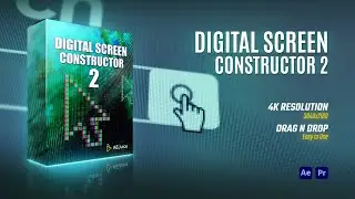 Digital Screen Constructor 2 | After Effects | Premiere Pro