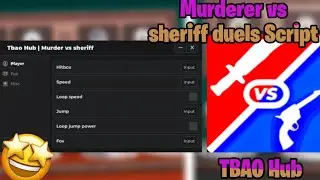 Murderer vs Sheriff duels script *VERY OP* | Roblox | NixScripts