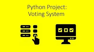How to make a voting system using python | Python Project