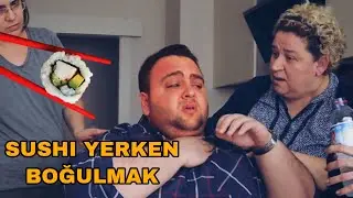 SUSHI YERKEN BOĞULMA ŞAKASI! /MUKBANG/ 먹방