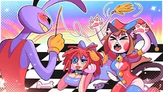 Jax Plays With Pomni & Ragathas Kitty| Amazing Digital Circus Comic Dub (TADC)