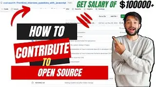 Contribute to open source & secure 6 digit salary from product based company |step by step guide