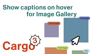 Text above images for Cargo 3 Image Galleries (on hover)