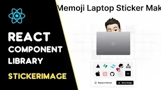 React Component library | Open Source Laptop Sticker Maker
