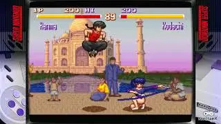Ranma 1/2: Chougi Ranbu Hen Game Level 3 Super Nintendo SNES Emulated
