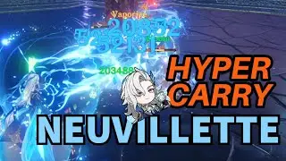 C0 Neuvillette Hyper Carry Obliterate Spiral Abyss - Genshin Impact