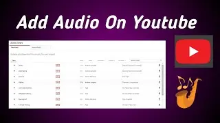 How To Add Audio On Youtube Video -  Studio Beta