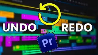 Undo and Redo in adobe premiere pro 2024 (Premiere pro tutorial)