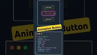 How to create animation button using HTML CSS 