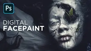 How to Create Digital Face Paint Effect in Photoshop