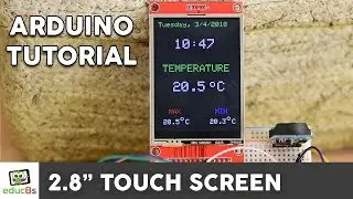 Arduino TFT LCD Touch Screen Tutorial (2.8 ILI9341 Driver) also for ESP32