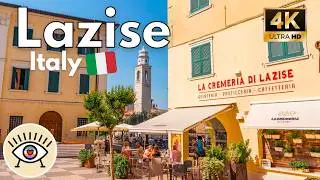 Lazise a pie 👙 Un Viaje por el Corazón del Lago de Garda, Italia en [4K] HDR