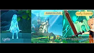 Princess Lyris | Annapausis and the Holy Sword |Genshin Impact | Fontaine World Quest#genshinimpact