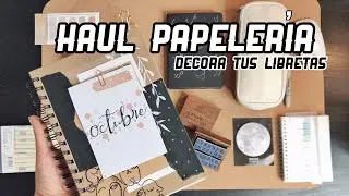 MEGA HAUL | DECORA TUS PORTADAS + sorteo - Miss Ojos ✨PAPELERÍA