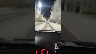 Езда по заснеженному городу! Печора 2023