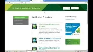 How to find vmware certification videos