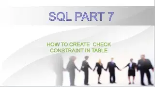 how to create check constraints in sql table