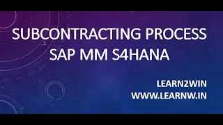 subcontracting process in sap mm | sub-contracting process sap mm | inventory management sap mm 