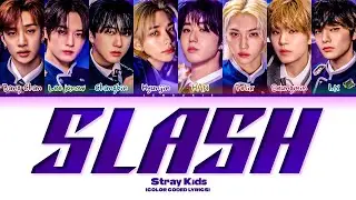 Stray Kids SLASH Lyrics (스트레이 키즈 SLASH 가사) (Color Coded Lyrics) | Deadpool & Wolverine OST