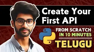 How to create API in Python in Telugu | Vamsi Bhavani