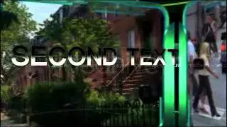 After Effects Green Flames Template