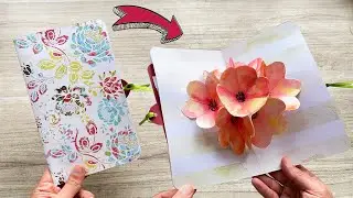 ​ DIY  Tarjeta 3D Pop-Up 🌺​ Tutorial Paso a Paso [ Manualidades con papel ]