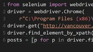 How to Web Scrape with Python (Selenium/ChromeDriver)