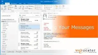 Organizing Your Messages in Microsoft Outlook