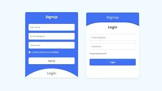 Responsive Login & Registration Form in HTML CSS & JavaScript