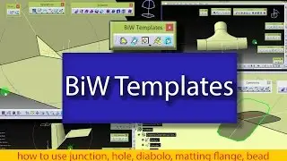 Biw Templates| Catia v5 Body in White| How to use Biw