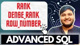 Rank | Dense Rank | Row Number | SQL | Analytical Functions Advanced SQL | Ashutosh Kumar