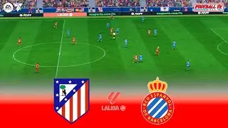 Atletico Madrid vs Espanyol - La Liga 24/25 | Full Match All Goals | FC 24 Gameplay Realistic